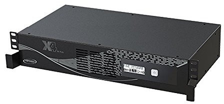 X4 600 RM Plus - Sistemas de alimentación ininterrumpida (SAI/UPS), línea interactiVA, 600 VA, 4 IEC tomacorrientes - 2 SCHUKO tomacorrientes (Garantía 2 años)