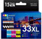 GPC IMAGE Kompatible Tintenpatrone als Ersatz für Epson 33XL für Expression Premium XP-540 XP-530 XP-830 XP-7100 XP-900 XP-640 XP-630 XP-635 XP-645(Schwarz Foto Schwarz Cyan Magenta Gelb, 15er-Pack)