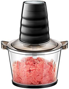 Samnuerly Tritacarne Miscelatore Elettrico per Uso Domestico Verdure tritate Multifunzione Carne macinata Piccola Macchina per Carne macinata Automatica