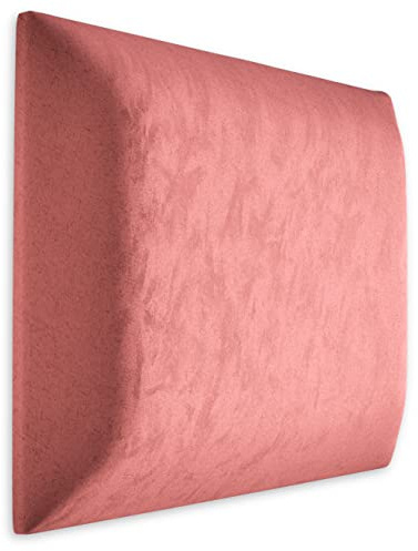 Muralo Cojín de pared de terciopelo de tela, panel tapizado para dormitorio, salón, cama, tapizado de pared, cabecero de cama, moderno de lujo acolchado, panel acolchado (50 cm x 50 cm, rosa)