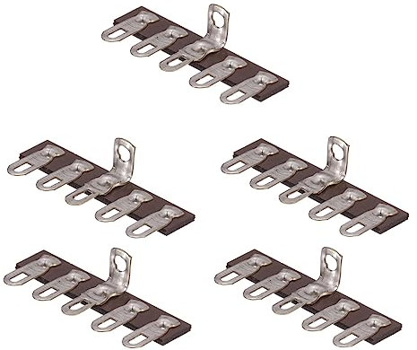 FretMax Horizontal Terminal Strips - 5 Lug, 3rd Lug Common, Pack of 5 (FMTS)