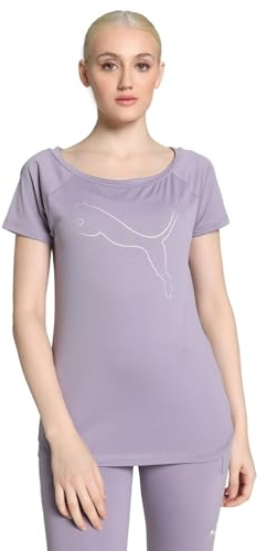 PUMA Unisex Train Favorite Jersey Cat Tee T-Shirts, Blasse Pflaume, XL EU