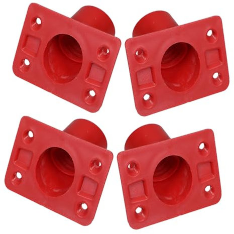 Veemoon Scrub Brush Handle Connector 4pcs Mop Head Joint Coupling Parts Compatible with 25mm Broom Handles for Floor and Bathroom Cleaning Tools