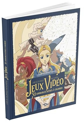 Coloriages par numéro Jeux vidéo cozy coloriages par numéro Scènes cultes Jeux vidéo Loisirs créatifs