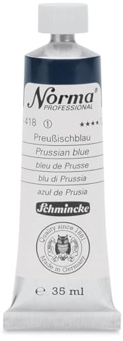 Schmincke – Norma® Professional - feinste Künstler-Ölfarben, Preußischblau - 35 ml