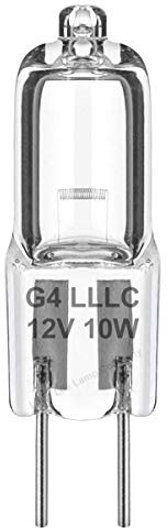 Long Life Lamp Company 10 x G4 Halogen Light Bulbs Lamps 10W 12v