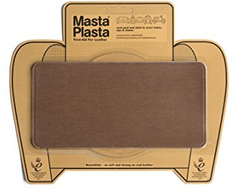 Leder Reparatur Set selbstklebend für Sofa, Autositz – Tan 20×10cm | All‑in‑One‑Leder‑Reparaturflicken von MastaPlasta – Polsterqualität, starker deutscher Kleber; keine Werkzeuge nötig