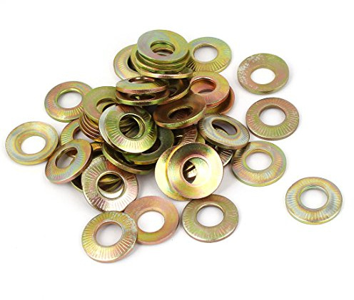 sourcing map M8 contre-industriels en métal rondelle élastique conique 50 pc