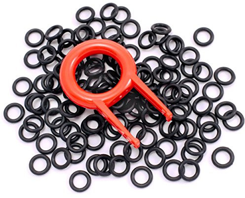 IT-Services Irro 120 Noise-Dampener O-Ring, BLACK, HARD (Shore 70A) incl. Keycap Puller for Cherry MX, Corsair MX, Kailh MX and other mechanical keyboards
