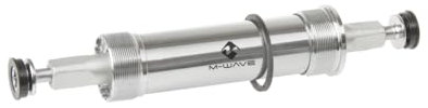 M-Wave Unbekannt Unisex-Adult Carousel BB BSA SQ Fat Bike Innenlager Silber 120 mm