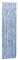 vidaXL Insect Curtain-Blue/White/Silver Chenille Fly Screen for Caravan/RV Doors, Water-Resistant, Easy to Install - 56x185cm
