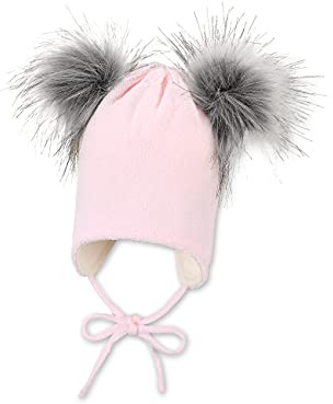 Sterntaler Strickmütze Bommelohr