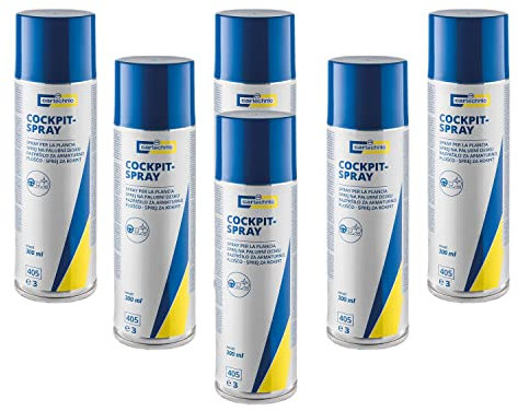 CARTECHNIC 6X Cockpit-Spray Cockpitpflege Cockpitreiniger Tiefenpfleger 300 ml