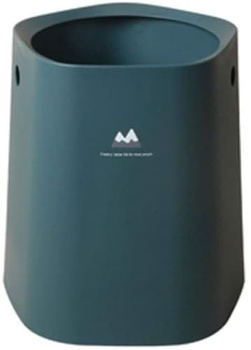 YMXWFC Trash Can Small Garbage Can Plastic Wastebasket Waste Can Dispenser Paper Basket Bathroom Kitchen Home Office Dorm White