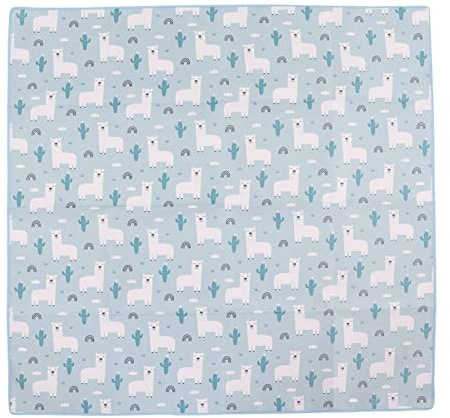 Alomejor Alfombra de Juego para Bebés Extra Grande (200 x 140 cm), Reversible y Plegable, con Capa Acolchada Suave, Base Impermeable Antideslizante y Borde Reforzado – Ideal para Sala de Es