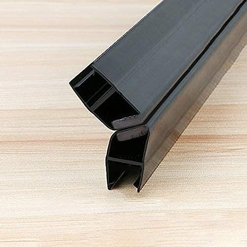 2pcs Caoutchouc D'étanchéité Pour Écran De Douche, Bande D'étanchéité Pour Écran De Douche, Épaissir Le Joint De Porte D'écran De Douche En Pvc Écart De Porte Magnétique Pare-brise Bande Étanche B