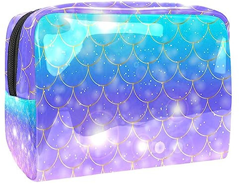 Meerjungfrau Fischschwanz Schminkpinsel Beauty Bag Organizer Kosmetiktasche