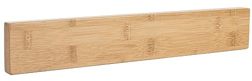 Vencier Bamboo Magnetic Knife Holder - Powerful 40cm Magnet - Organize Knives, Utensils, and Tools on Wall