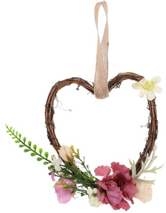 Abaodam 3 Stücke Hochzeit Liebe Herz Kranz Garland Für Home Und Event Tapisserie