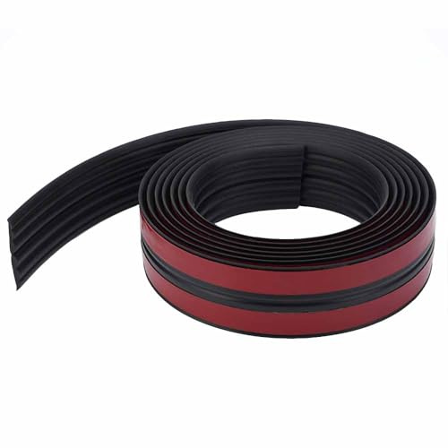 5M Flexible Zierleiste Selbstklebend, 40mm Schwarz Deckenleisten Decken und Wandübergang Sockelleisten Deckenkanten für Boden, Aufkantung, Fliesenkante und Eckendekor Schrankkanten