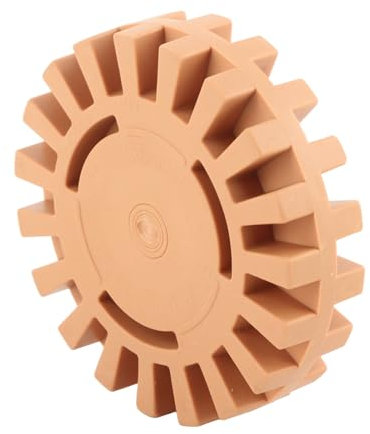 Gummi-Radiergummi-Rad, Aufkleber-Entferner-Rad, Klebstoff-Entferner-Rad, 10,2 cm Geschlitztes Seitliches Klebstoff-Entferner-Werkzeug mit Bohradapter für Auto, Auto, LKW, Wohnmobil