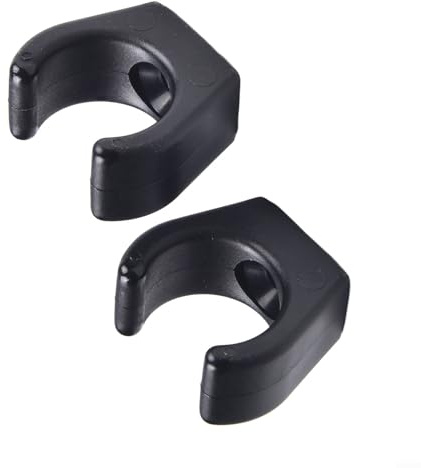 Marine Boot Haken Klemme, Schwarz Nylon Kunststoff, Zubehör für Leitern (2 Stück)