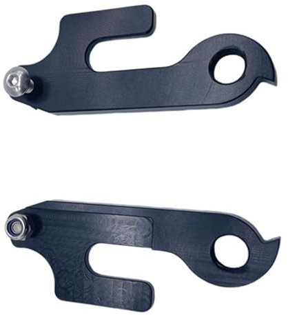 Fahoujs 2 Stück Legierung Mountainbikes Schaltauge Klapprad Heckhaken Dropout Heckhaken Teile einfach zu installieren