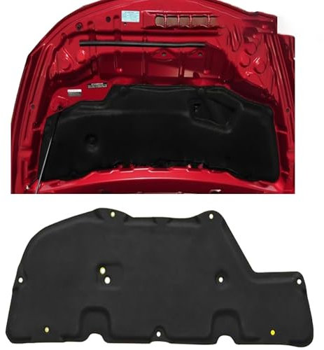 SPYMX Coussin d'isolation phonique pour Capot Avant de Voiture pour Nissan Tiida C11 2005-2011, Housse insonorisée en Coton, Accessoires extérieurs