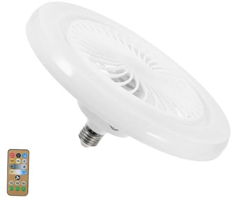 DOITOOL 30w Led Fan Light Ceiling Dimmable Light Bulb Remote Control for Bedroom