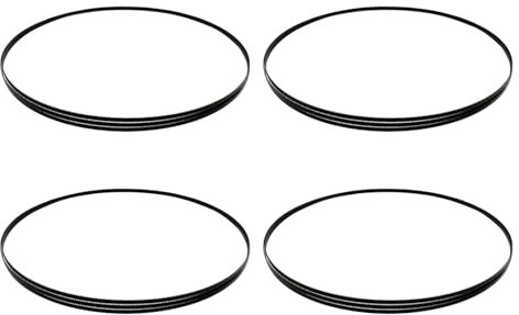VDLLQYN, Confezione da 4 lame for sega a nastro 1830x6,35x0,4 mm/72x1/4x0,016 6 TPI SK5 for il taglio di legno, PVC, alluminio sottile ，Lame per seghe a nastro