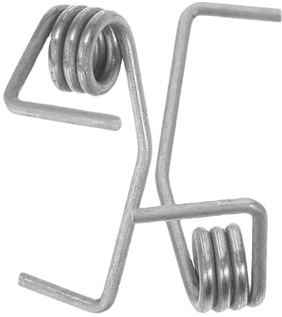 Holibanna 2 Piezas divisor del congelador primavera Reemplazo de bisagra de puerta de refrigerador Muelle de puerta para mantenimiento de frigorífico Accesorios para el refrigerador acero