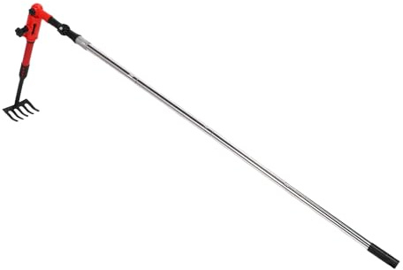 Luocute Gutter Tools, Gutter Cleaner Kit with 5.57ft Extension Pole Rotatable Angle Adapters for Removing Leaves from Roofs Gutters