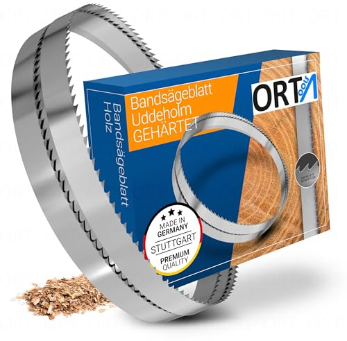 ORTA 3er-Set Uddeholm gehärtete Bandsägeblatt, 2240 x 12 x 0,50 x 4 mm | Ideal zum Trennen von Weich- & Hartholz
