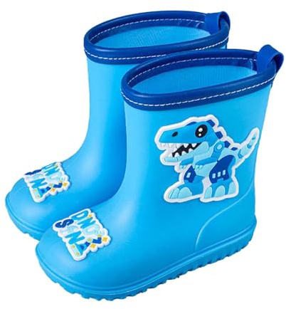 Stivali da Pioggia per Bambini Stivali da Bambina Antiscivolo Comodi Scarpe da Gioco All'Aperto per Bambini Piccoli