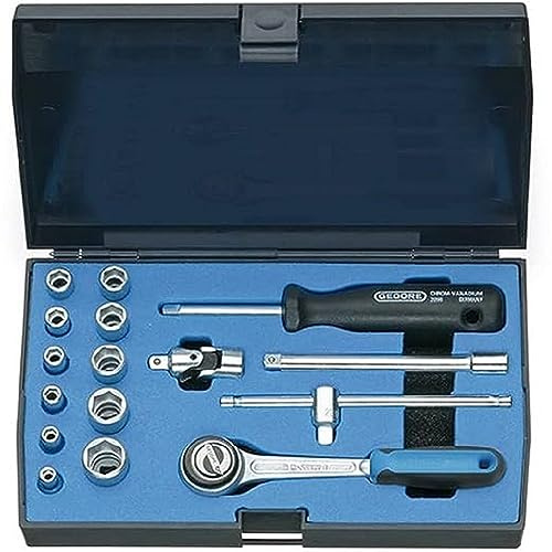 Steckschlüssel-Satz 1/4' 16-tlg 6-kant 4-13 mm