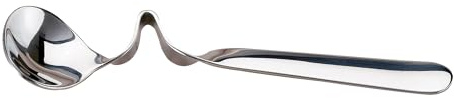 HIC Kitchen Curved Handle Honey Spoon, 18/8 Stainless Steel, Serve Honey, Jelly, and Syrup Without The Mess