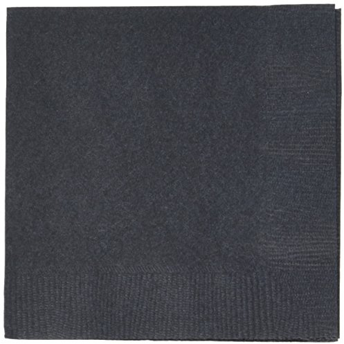 20 schwarze Mini-Servietten