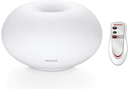 Soehnle Milano Plus Aroma Diffusore con telecomando, diffusore di aromi con fragranza e/o illuminazione, nebulizzatore con cambio di colore e funzione di arresto