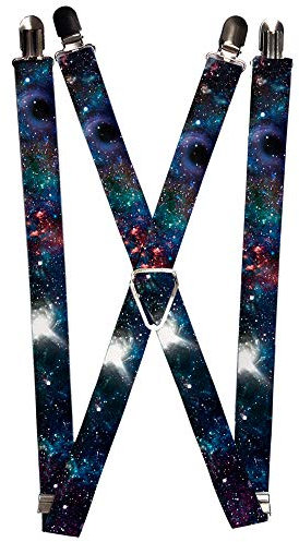 Buckle-Down mens Buckle-down - Galaxy Suspenders, Galaxy, One Size US