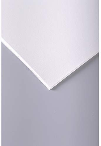 Clairefontaine 93705C Zeichenpapier Papier à grain (224 g, gekörnt, ideal für Trockentechniken, 50 Blatt, DIN A3, 29,7 x 42 cm) weiß