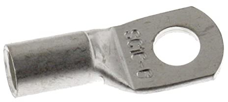 Lumonic Terminal de Cable Tubular 16mm² M6 I Crimpado Desnudo I Terminales de Anillo y Cable I Ter