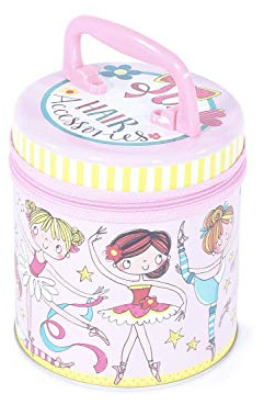 Rachel Ellen Zipped Tin - Hair Accessories Ballerina Design
