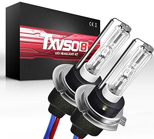 Sipobuy H7 35W HID ampoules de rechange phare ampoule xénon, base en métal, blanc 6000k, 2pcs / ensemble