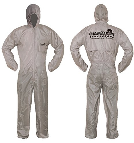 Chamäleon Profi Overall LACKIERANZUG Anzug LACKIEREROVERALL WASCHBAR GRAU (XXL)
