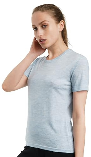 Merino.tech Camiseta Termica Ropa Interior - 100% Lana Merino | Para senderismo y outdoor, ropa interior naturalmente suave, secado rápido