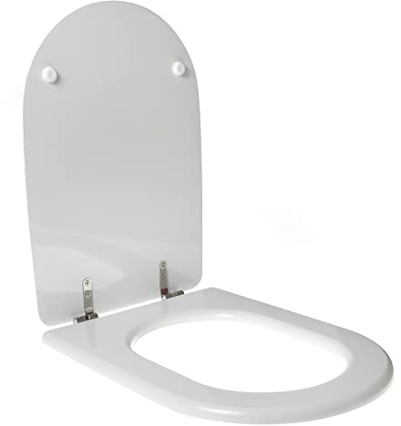 Copriwater dedicato per HIDRA ONDA legno POLIESTERE pregiato cerniera inox