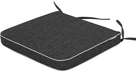Bjird 2er Set Stuhlauflagen für Gartenmöbel Sitzpolster für Gartenstühle, Gartenmöbelauflagen, Sitzkissen, Stuhlkissen, Gartenstuhl-Auflage - 48x45x5 cm, Polsterauflagen Outdoor/Indoor geeignet
