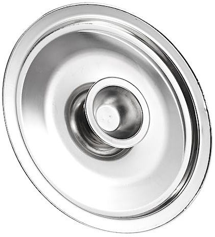 Lurrose 1Pc Stainless steel cylinder milk pan cover replacement lids for cover lid wok lid cup cover baking dishes for oven with lids Durable Seasoning Cover flat bracket