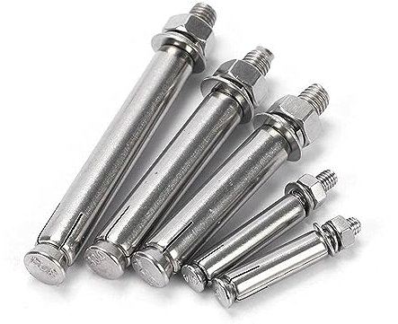 BUNGAA Dehnungsbolzen, Externe Dehnschrauben aus Edelstahl 304, verlängerte Externe Dehnschrauben, M20*100-300, vergrößerte Dehnschrauben, 1 Stück-M20*120 mm (Color : M20*150mm)