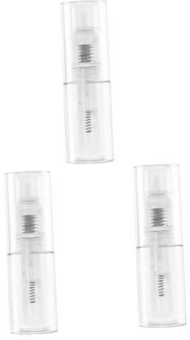 RORPOIR 3St Trockenpulver Flasche Shaker kleiner Spender Reise-Make-up-Puderspender Puffer Gebläse Puderbehälter Pulverspender Make-up-Puderflasche Pulverdose kleine Unterflasche Plastik